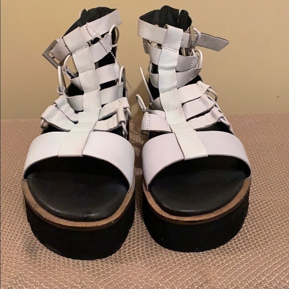 Free People Sunrise Flatform Sandals - Picture 3 of 6